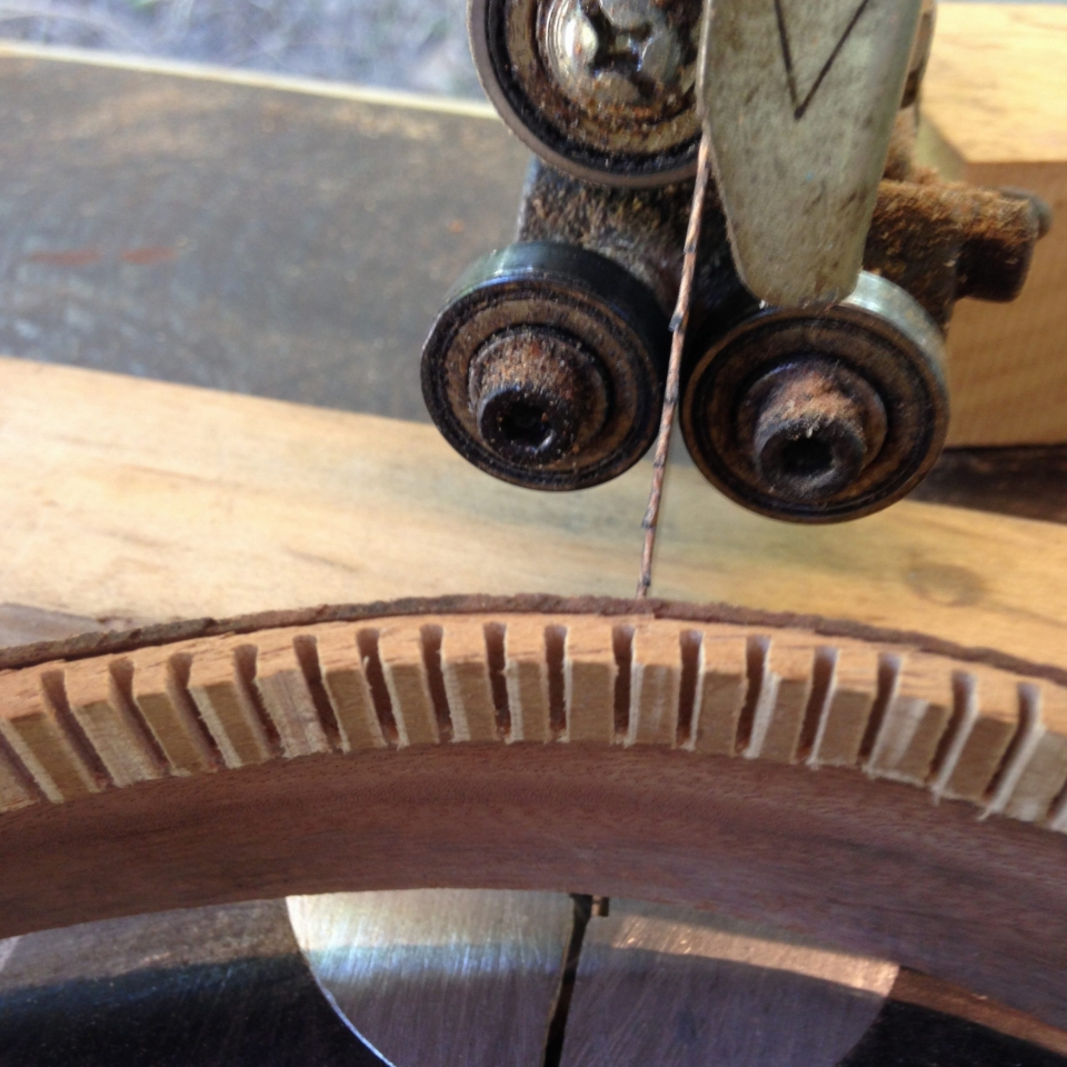 bandsaw close up